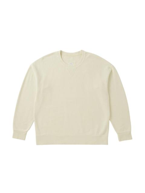 visvim JUMBO SB SWEAT L/S DMGD YELLOW