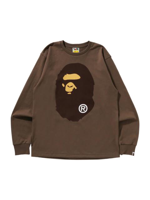 BAPE Big Ape Head Long-Sleeve Tee 'Brown'