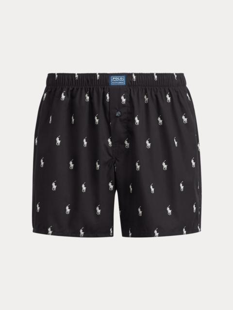 Polo Ralph Lauren Classic Woven Cotton Polo Pony Boxer
