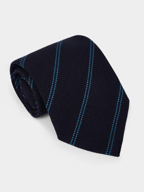 TODD SNYDER Italian Wool-Silk Stripe Tie