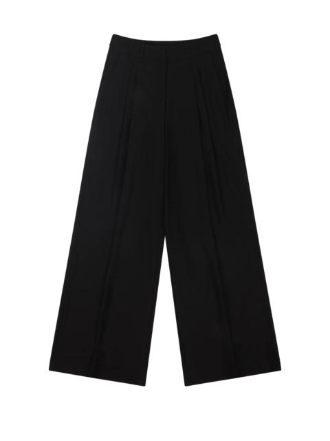 entire studios PLEATED WOMENS PANT BLACK WOOL