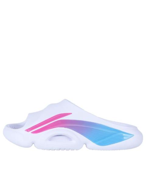 Li-Ning (WMNS) Li-Ning 8 PE 법원 스포츠 슬라이드 'White Blue' ABTS010-1