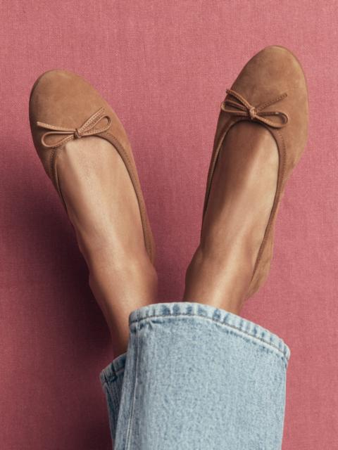BODEN Patti Round Toe Ballet Flats-Ginger Snap