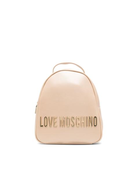 Moschino logo-lettering backpack
