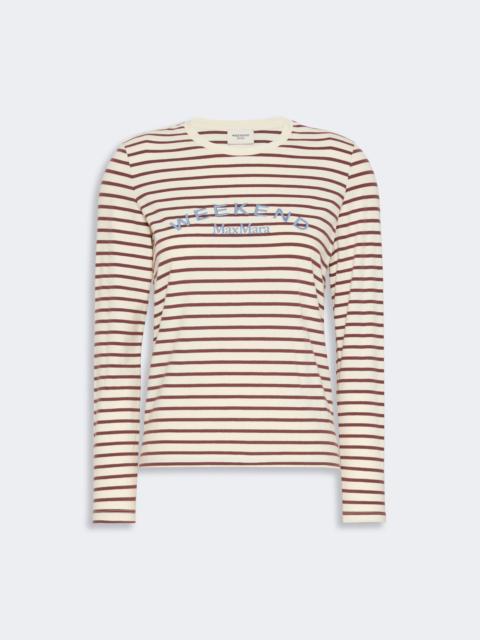 WEEKEND Max Mara CESTINO Long-sleeved jersey T-shirt - BORDEAUX