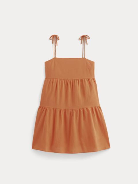 EVERLANE THE GAUZE MINI TIERED DRESS