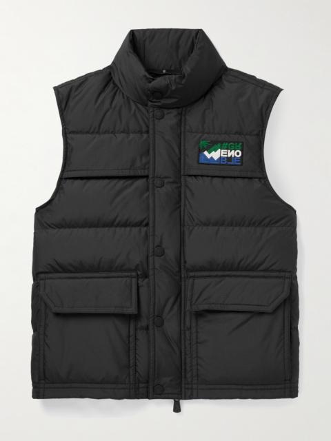 Moncler Grenoble Arpasson Logo-Appliquéd Padded Recycled-Ripstop Down Gilet