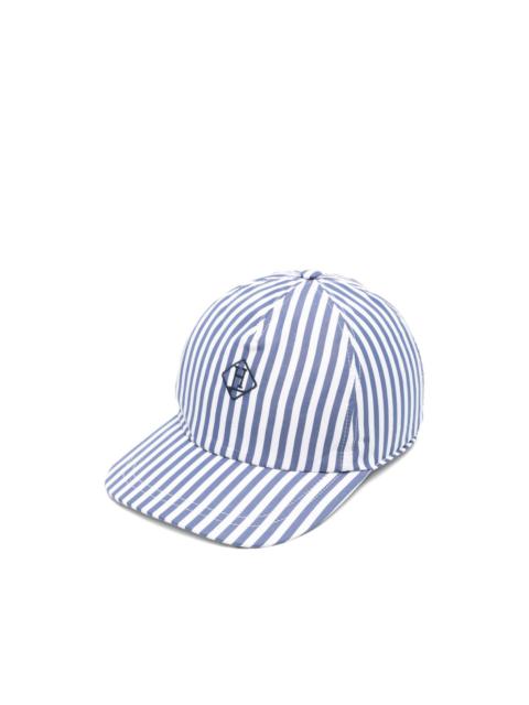 Herno striped baseball cap