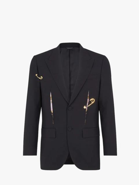 FENDI Fendace black wool blazer