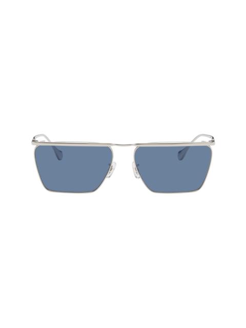 Jil Sander Silver Oliver Peoples 'Edition 2' Wireframe Sunglasses