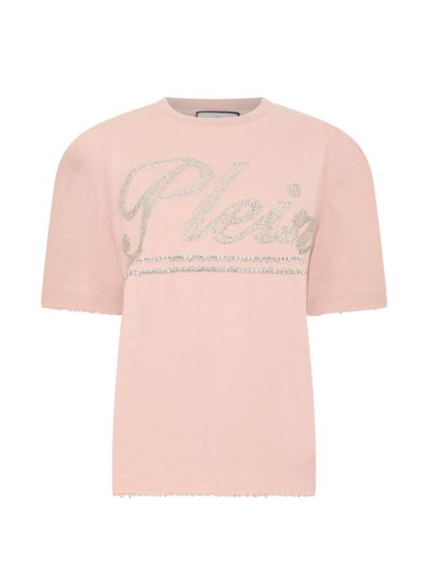 PHILIPP PLEIN logo-strass T-shirt