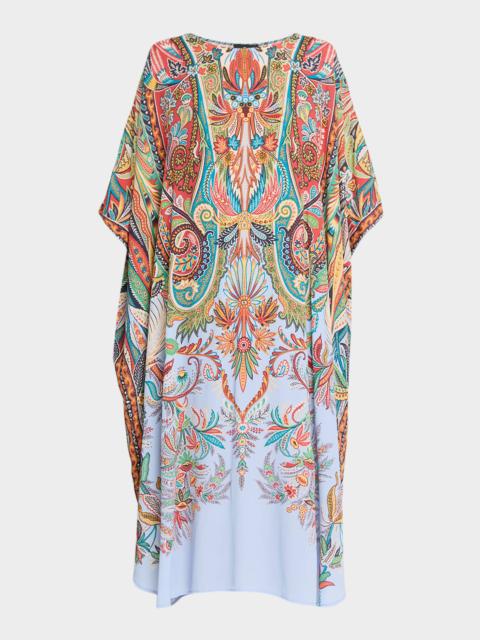 Etro Paisley Maxi Tunic Coverup