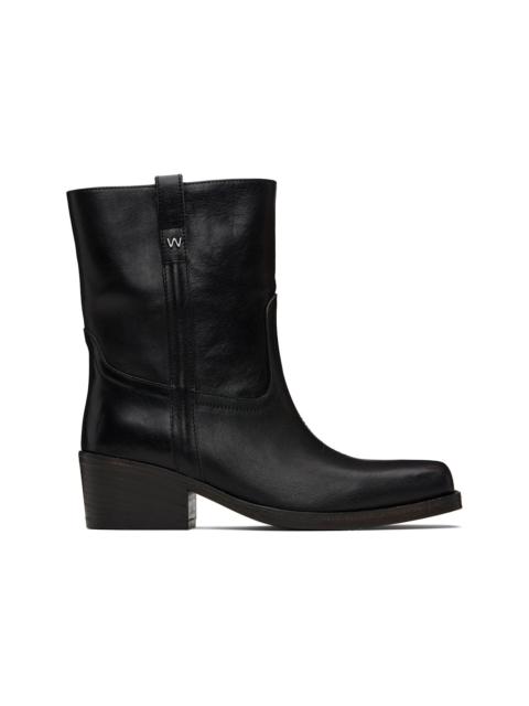 WEEKEND Max Mara Black Ranch Boots