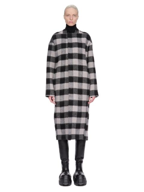 Rick Owens Island plaid coat