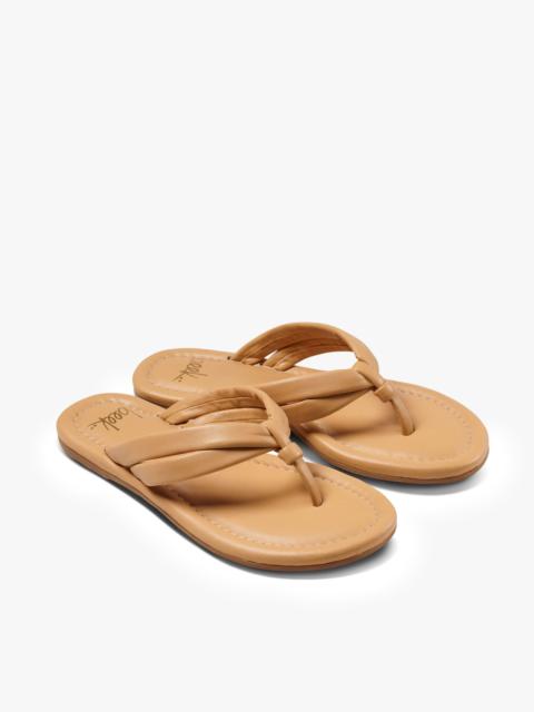 beek Toucan Leather Thong Sandal