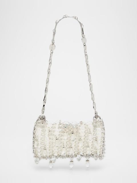 rabanne Sac A Main Crystal-Embellished Resin Disc Shoulder Bag
