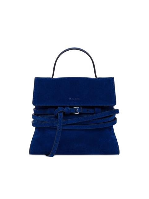 Moschino suede tote bag