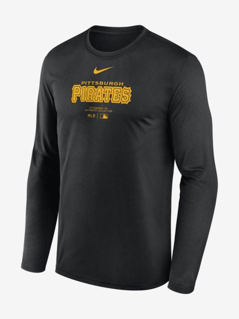 Pittsburgh Pirates Authentic Collection Practice Nike Men's Dri-FIT MLB Long-Sleeve T-Shirt