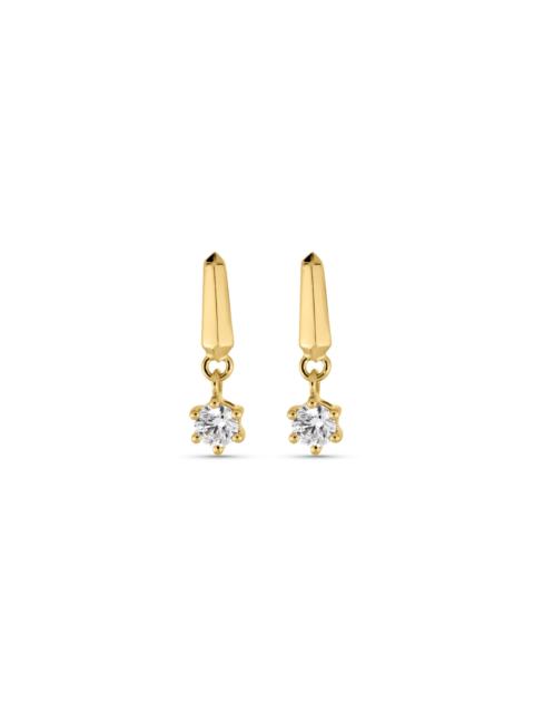STONE AND STRAND Pastis Diamond Drop Earrings
