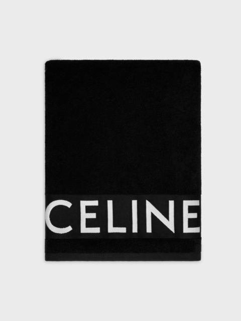 CELINE celine beach towel in terry cotton