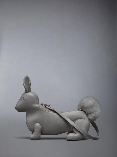 Thom Browne Pebble Grain Rabbit Baguette Bag