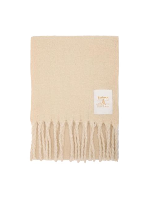 Barbour Ellison fringed-detail scarf