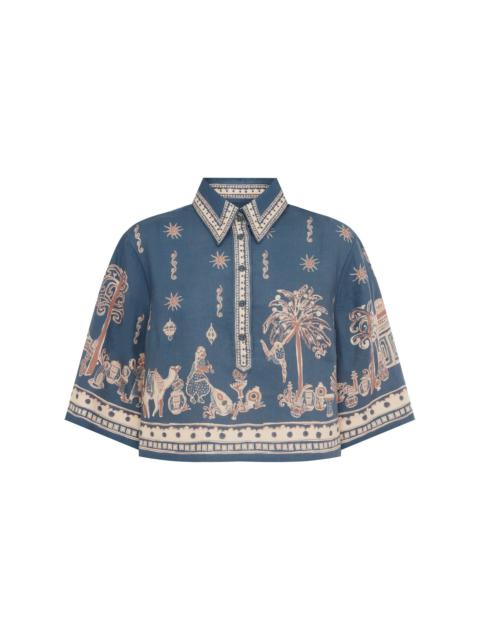 ALÉMAIS Acacia Cropped Shirt