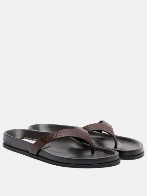 TOTEME Leather thong sandals