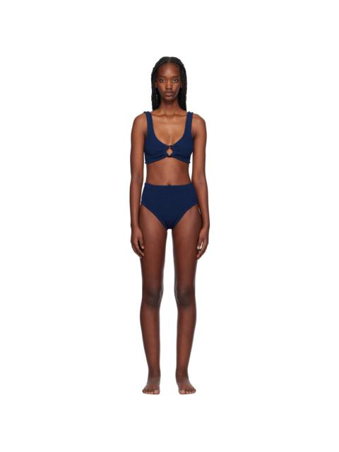 Hunza G Navy Nadine Bikini