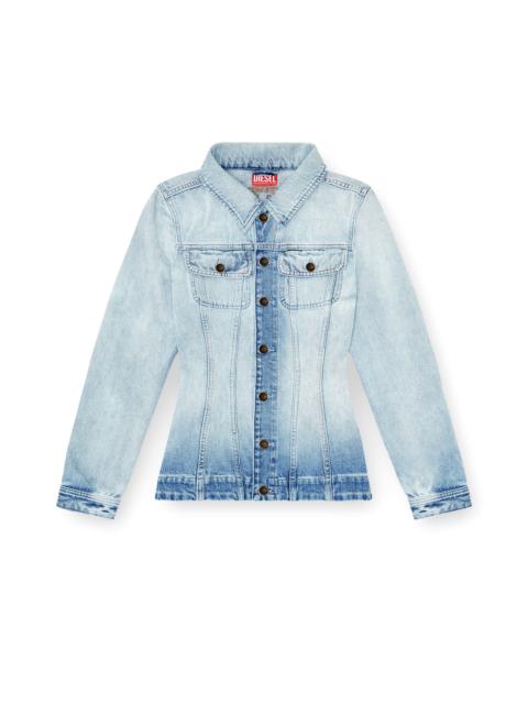 Diesel HOURGLASS DENIM TRUCKER JACKET