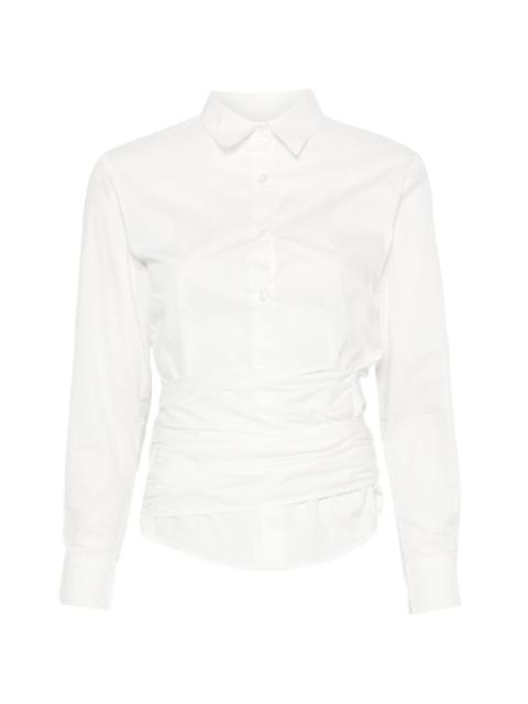 gimaguas Ashley wrap-waist shirt