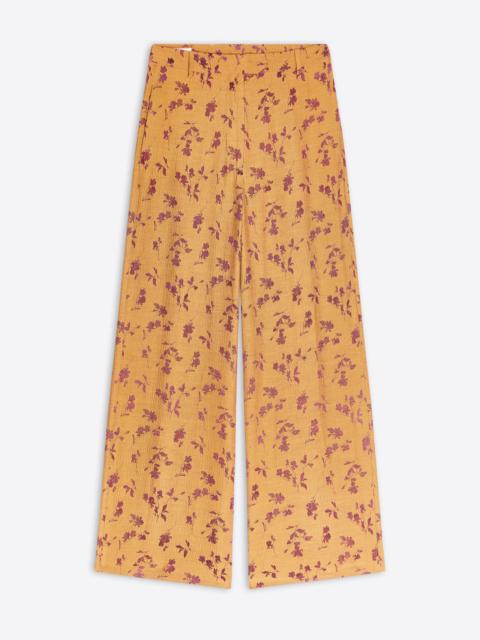 Dries Van Noten WIDE LEG JACQUARD PANTS