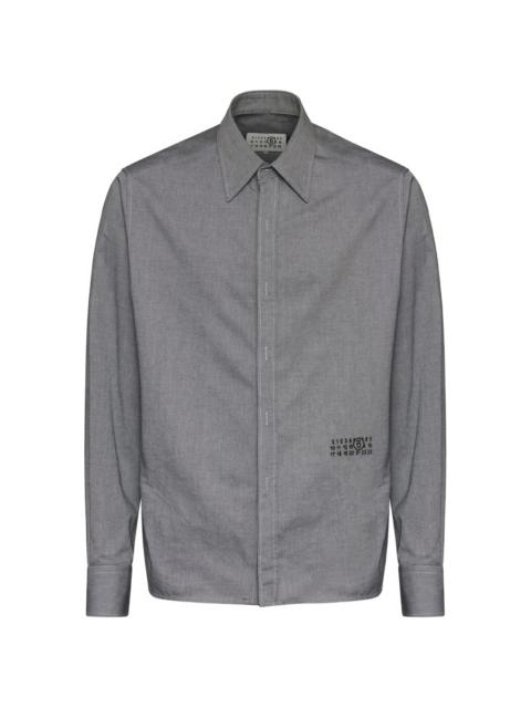 MM6 Maison Margiela Mm6 Maison Margiela Zip-fastening Numeric Signature Shirt