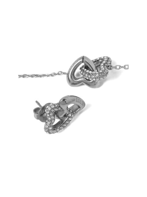 GUESS USA heart-embellished necklace