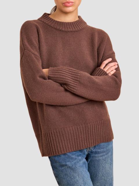 LA LIGNE Women's Solid Marin Sweater - Chocolate