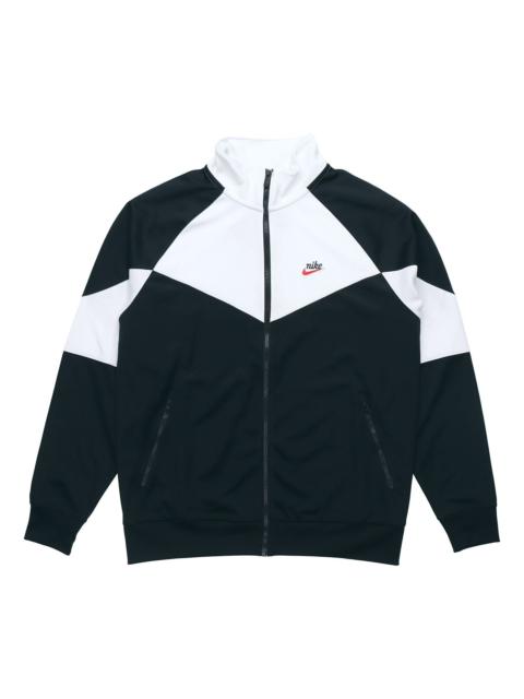Nike Nike Windrunner Sports Jacket Splicing Logo Casual Black BV2626-010