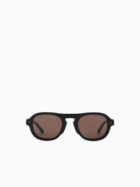 GIORGIO ARMANI MEN’S SQUARE SUNGLASSES