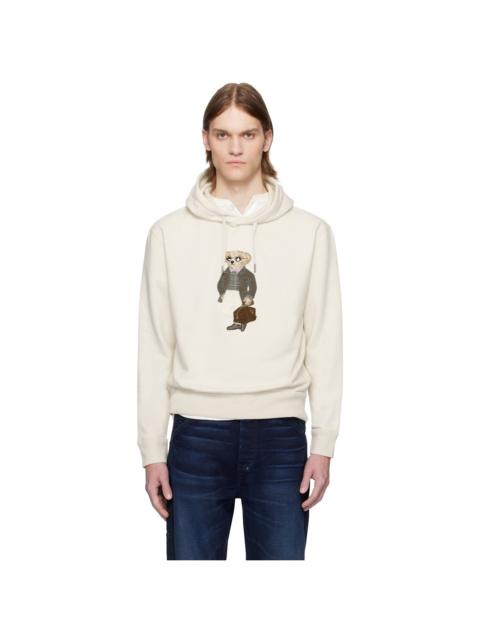 Ralph Lauren Off-White Polo Bear Hoodie