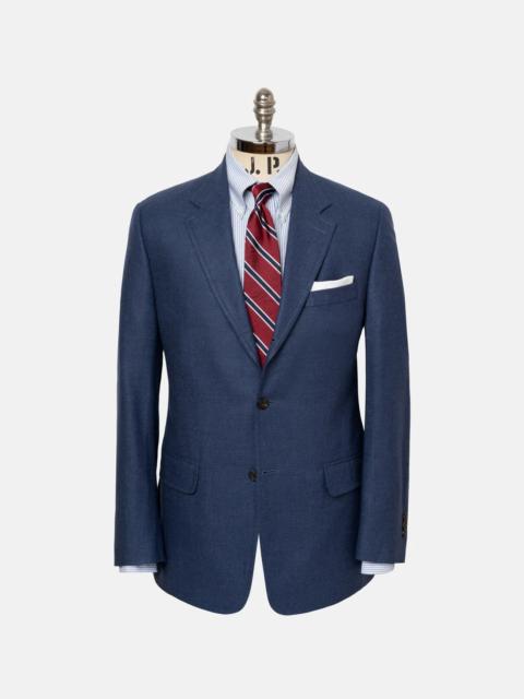 J. PRESS MADE-IN-CANADA SOLID MEDIUM BLUE WOOL SPORT COAT
