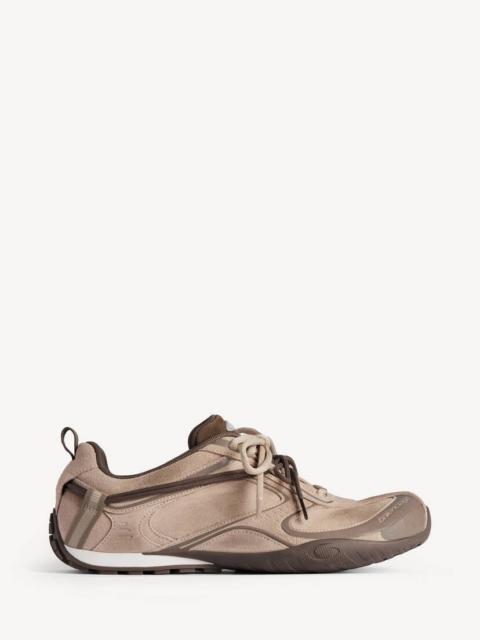 BALENCIAGA Women's Radar Velvety Sneaker in Beige/brown