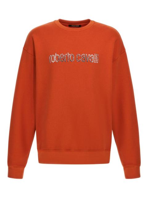 Roberto Cavalli logo-lettering sweatshirt