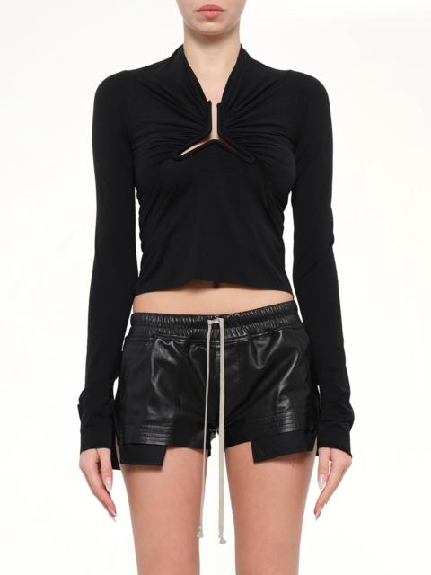 Rick Owens Allanah LS T-Shirt in Black