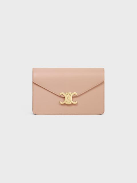 CELINE WALLET ON CHAIN MARGO IN Shiny calfskin