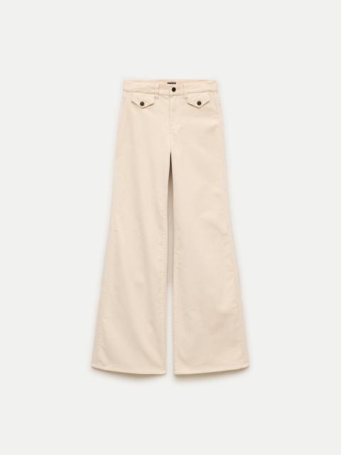 J.CREW Wide-leg trouser in stretch corduroy