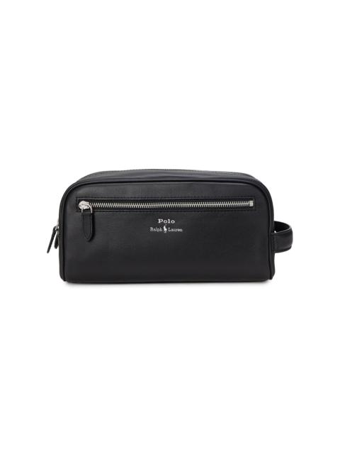 Polo Ralph Lauren Medium Leather Pouch - Black