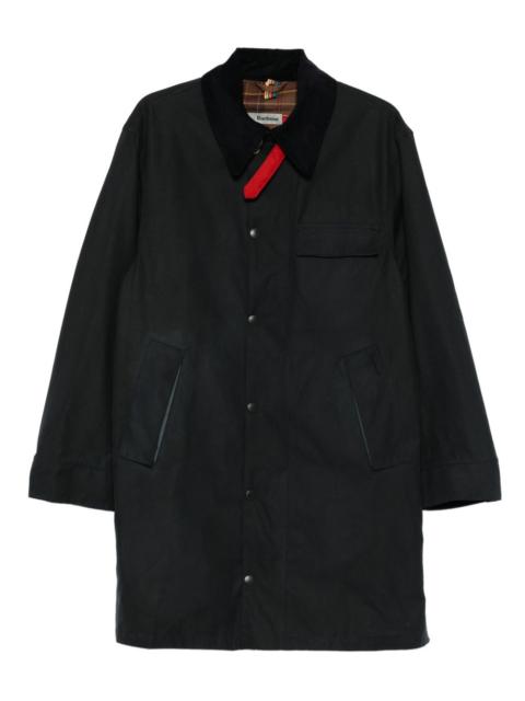 Barbour x Paul Smith corduroy-collar coat