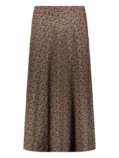 Herno pleated midi skirt