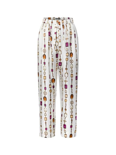 Louis Vuitton Necklace Print Pajama Pants