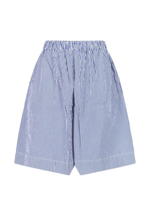 Daniela Gregis striped elasticated shorts