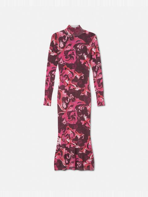 VERSACE JEANS COUTURE Porcelain Barocco Long dress